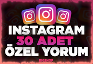 ⭐Instagram 30 Özel Yorum / Kaliteli