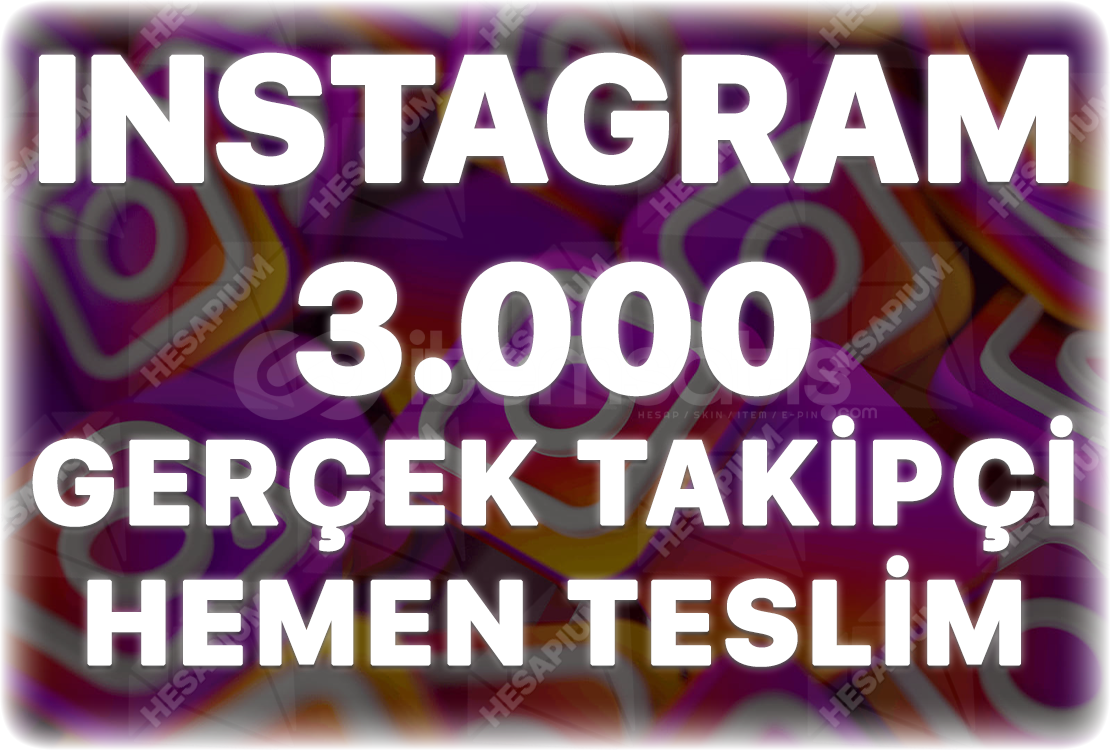 Instagram 3.000 Gerçek Takipçi - Keşfet Etkili Instagram 3.000 Gerçek Takipçi - Keşfet Etkili