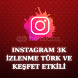 İNSTAGRAM 3000 İZLENME TÜRK VE KEŞFET ETKİLİ