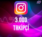 INSTAGRAM 3000 TAKİPÇİ