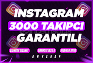 ⭐INSTAGRAM 3000 TAKİPÇİ | GARANTİLİ HIZLI ⭐