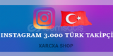 ⭐INSTAGRAM 3.000 TÜRK TAKİPÇİ GARANTİLİ⭐