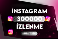 İnstagram 300000 izlenme