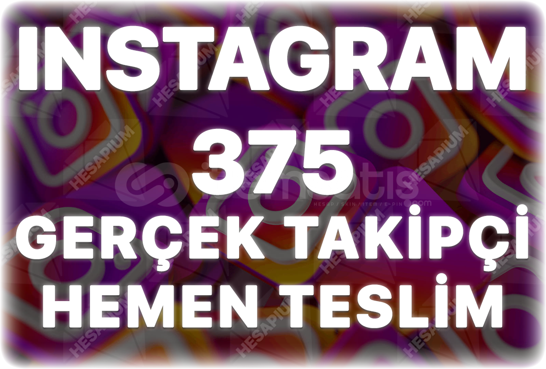 Instagram 375 Gerçek Takipçi - Keşfet Etkili Instagram 375 Gerçek Takipçi - Keşfet Etkili