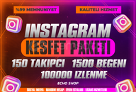 ⭐️INSTAGRAM 3X KEŞFET ETKİLİ PAKET ⭐️