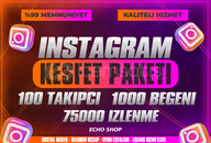 ⭐️ INSTAGRAM 3X KEŞFET ETKİLİ PAKET ⭐️