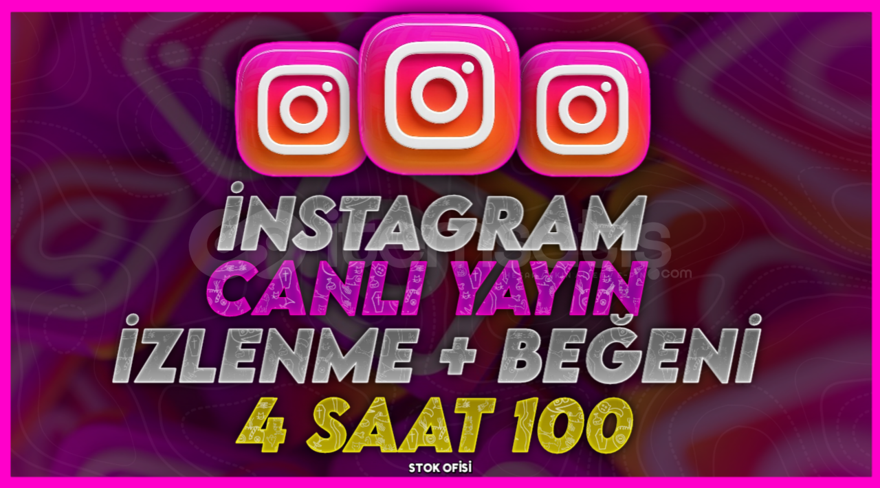 İNSTAGRAM 4 SAAT 100 CANLI YAYIN İZLENME İNSTAGRAM 4 SAAT 100 CANLI YAYIN İZLENME