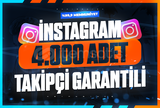 ⭐İNSTAGRAM 4000 TAKİPÇİ | KALİTELİ⭐