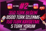 INSTAGRAM 4x TÜRK PAKETİ - KEŞFET