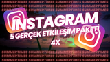 INSTAGRAM 5 GERÇEK ETKİLEŞİM