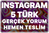 Instagram 5 Organik Türk Yorum - Keşfet Etkili