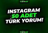 ⭐Instagram 50 Adet Türk Yorum!