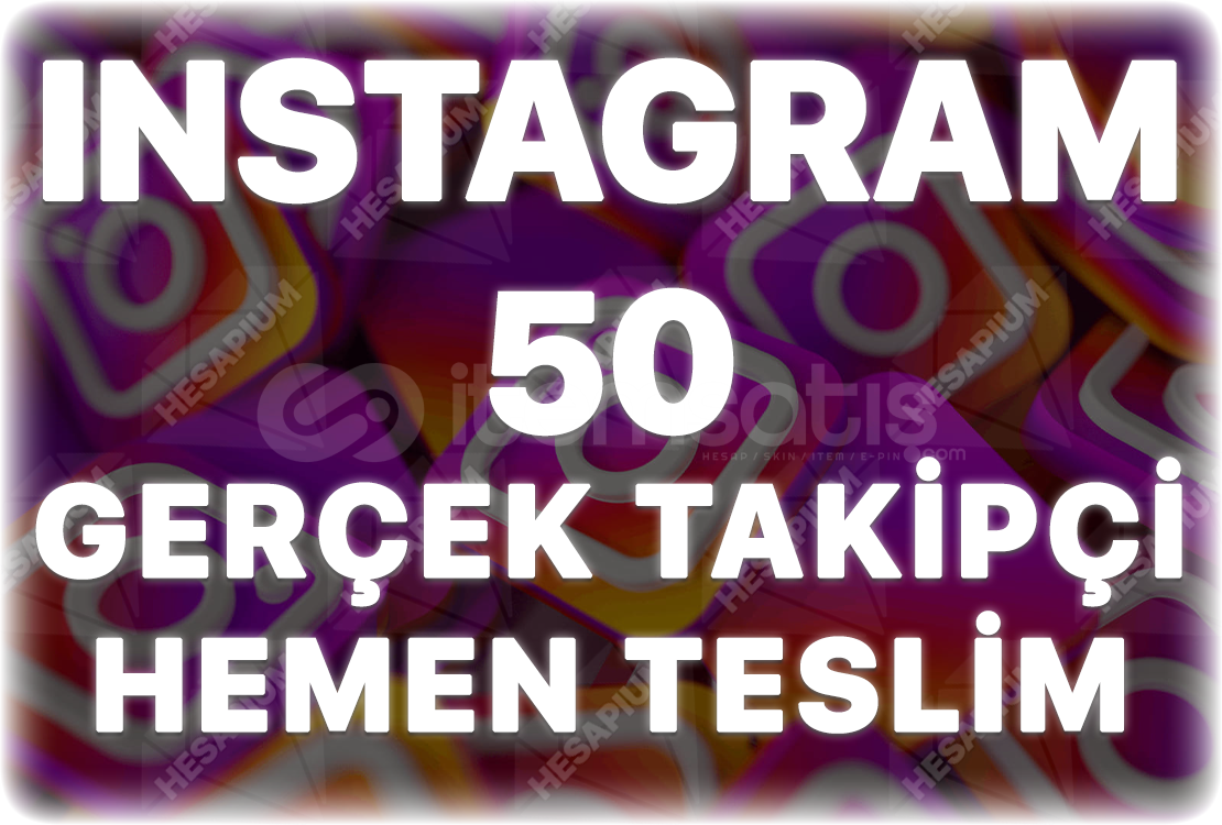 Instagram 50 Gerçek Takipçi - Keşfet Etkili Instagram 50 Gerçek Takipçi - Keşfet Etkili