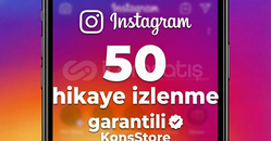 İNSTAGRAM 50 HİKAYE İZLENME GARANTİLİ