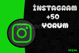 instagram 50 yorum %100 türk karışık