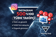 ⭐İnstagram 500 %100 TÜRK takipçi⭐