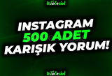⭐Instagram 500 Adet Özel Yorum!