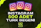 ✨Instagram 500 Adet Türk Beğeni!