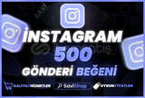 İNSTAGRAM 500 BEĞENİ+GARANTİ+HIZLI