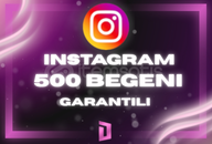 İnstagram 500 Beğeni | Garantili