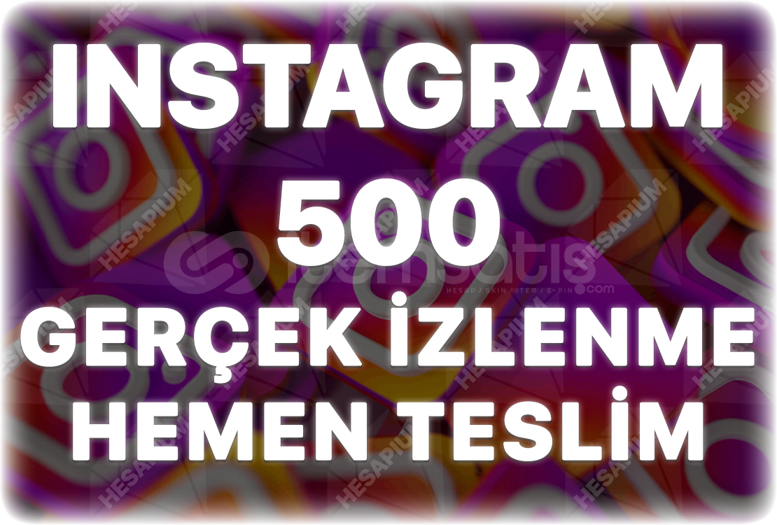 Instagram 500 Gerçek İzlenme - Keşfet Etkili Instagram 500 Gerçek İzlenme - Keşfet Etkili