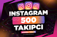 ⭐Instagram 500 Gerçek Takipçi / Garantili