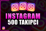 Instagram 500 Gerçek Takipçi [Garantili]