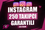 Instagram 250 Gerçek Takipçi [Garantili]