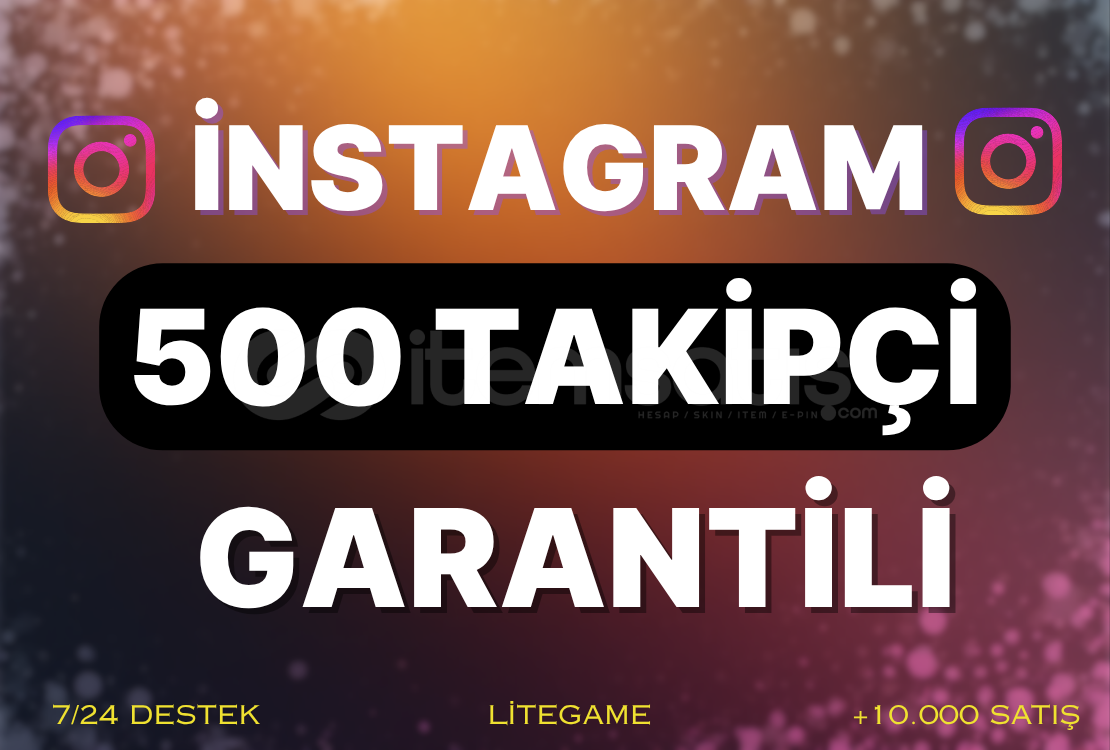 ⭐İNSTAGRAM 500 GERÇEK TAKİPÇİ + KEŞFETLİ⭐ ⭐İNSTAGRAM 500 GERÇEK TAKİPÇİ + KEŞFETLİ⭐