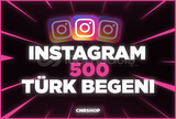 ⭐️İnstagram 500 Gerçek Türk Beğeni | Garanti