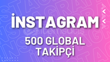 ⭐İnstagram 500 Global Takipçi + 30 Gün Garanti