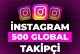 ⭐İnstagram 500 Global Takipçi + 30 Gün Garanti