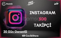⭐Instagram 500 Global Takipçi [Garanti]⭐