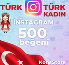 İNSTAGRAM 500 KADIN BEĞENİ