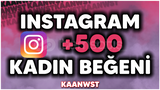 ❤️ İNSTAGRAM 500 KADIN BEĞENİ ❤️