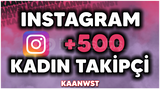 ❤️ İNSTAGRAM 500 KADIN TAKİPÇİ | + GARANTİ ❤️