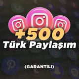 ⭐İnstagram 500 Paylaşım⭐