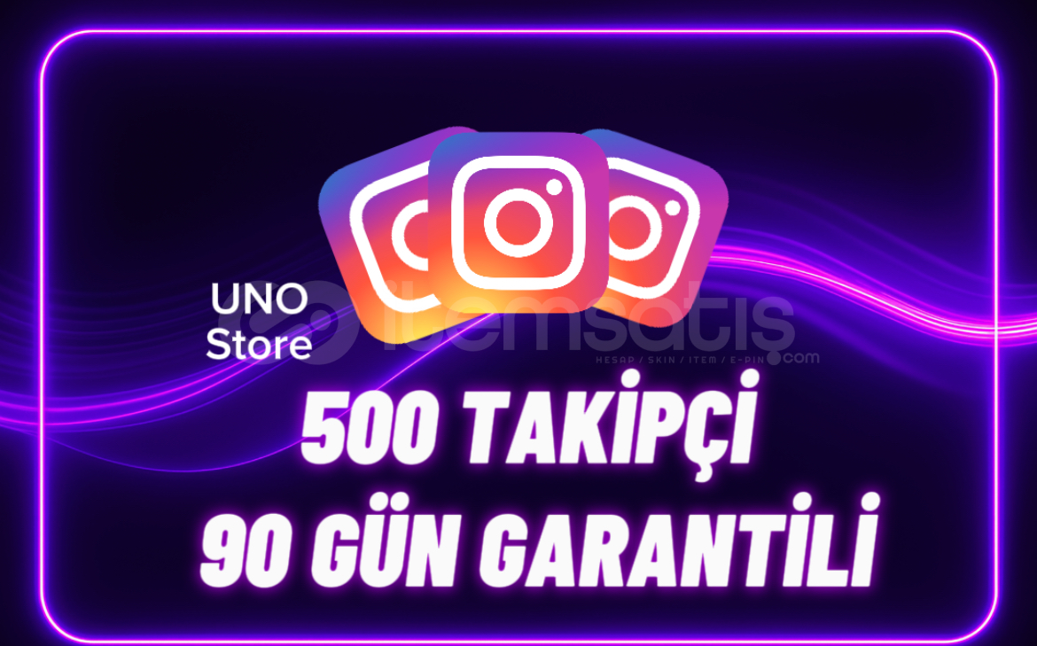 Instagram 500 Takipçi - 90 Gün Garantili Instagram 500 Takipçi - 90 Gün Garantili