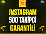 ⭐️☘️İnstagram 500 Takipçi❤️Garanti & Sorunsuz❤️