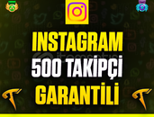 ⭐️☘️İnstagram 500 Takipçi❤️Garanti&Sorunsuz❤️