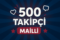 INSTAGRAM 500 TAKİPÇİ MAİLLİ HESAP