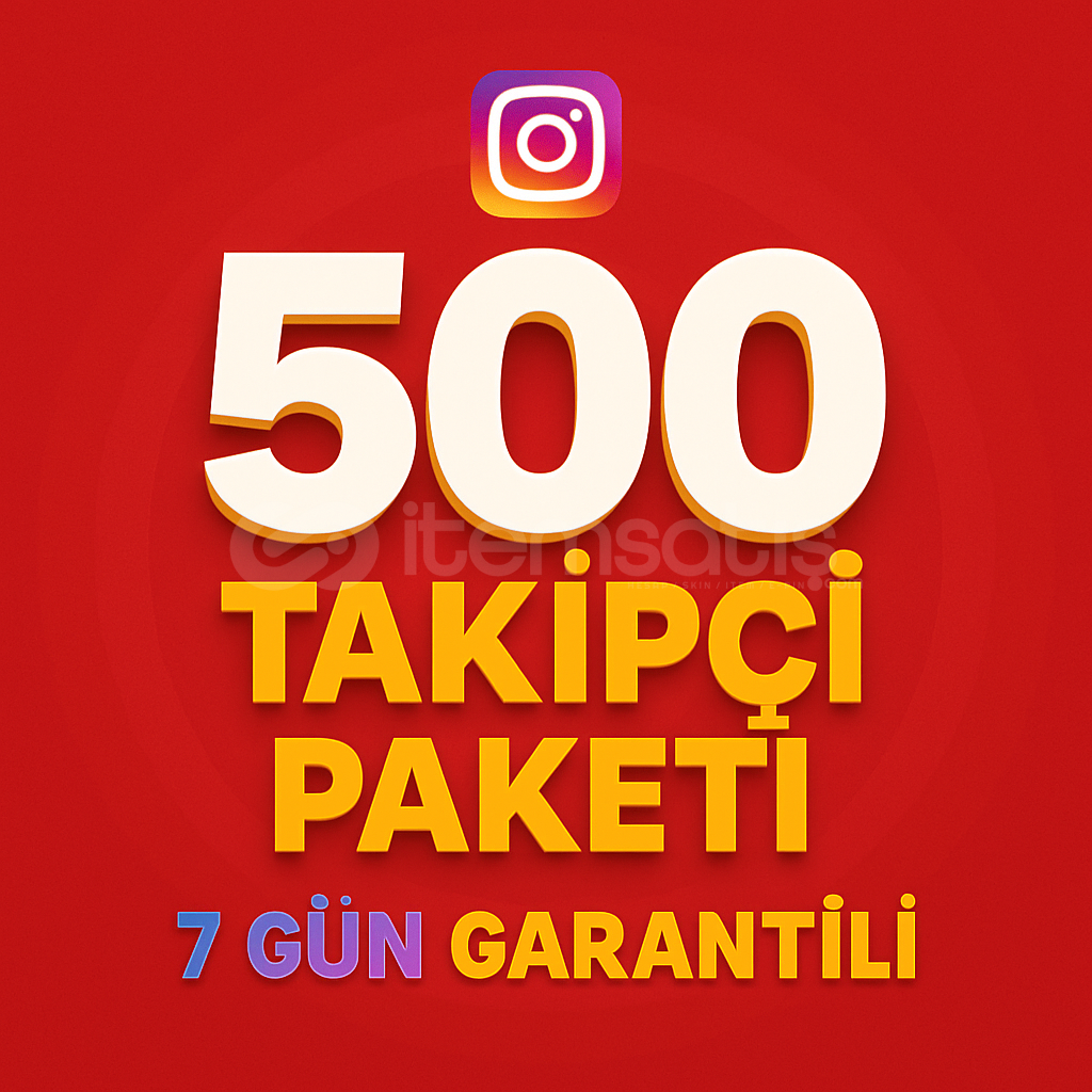 Instagram 500 Takipçi Yabancı 7 gün garantili  Instagram 500 Takipçi Yabancı 7 gün garantili