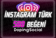 ⭐İNSTAGRAM 500 TÜRK BEĞENİ⭐