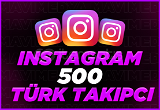 Instagram 500 Türk Organik Takipçi