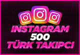 Instagram 500 Türk Organik Takipçi