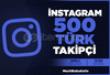 ⭐İnstagram 500 Türk takipçi⭐