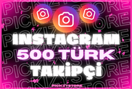 İNSTAGRAM 500 TÜRK TAKİPÇİ
