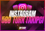 ⭐INSTAGRAM 500 TÜRK TAKİPÇİ⭐