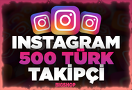 ⭐Instagram 500 Türk Takipçi / Garantili