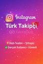 Instagram 500 Türk Takipçi - Güçlü Büyüme